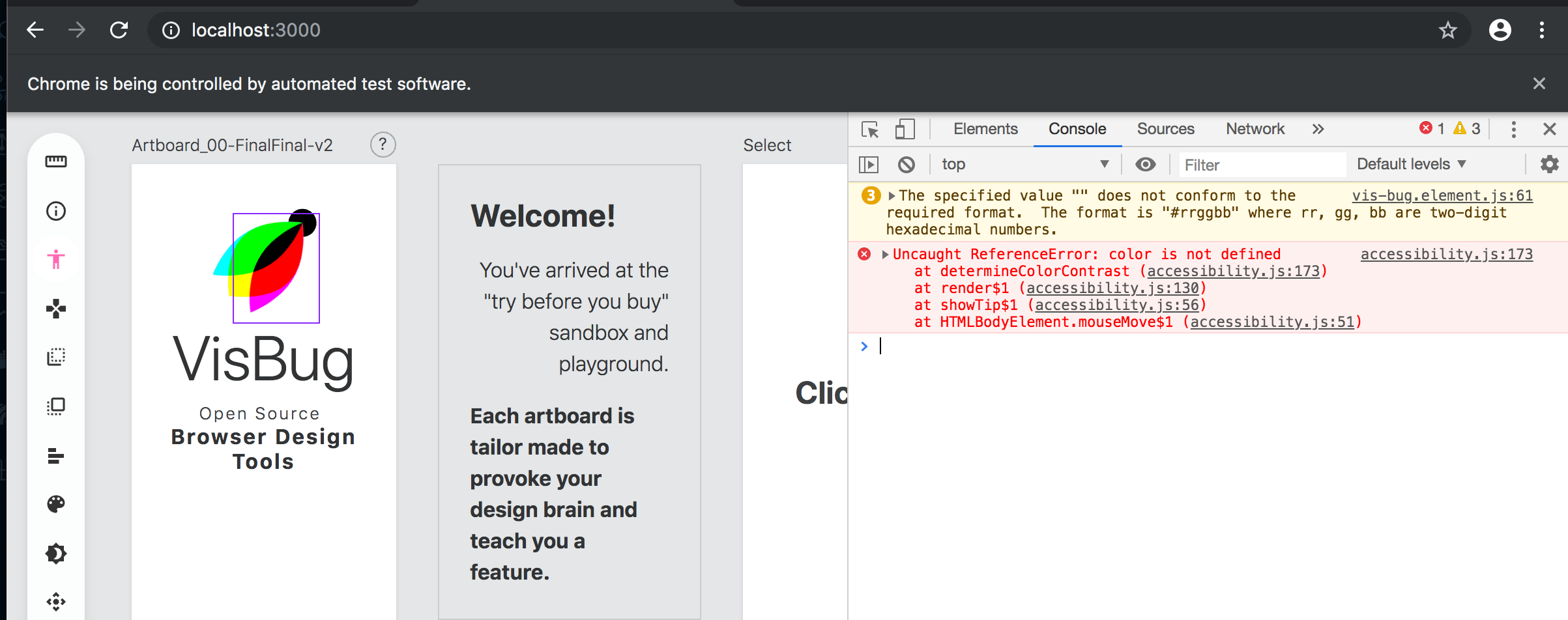 Puppeteer visual testing